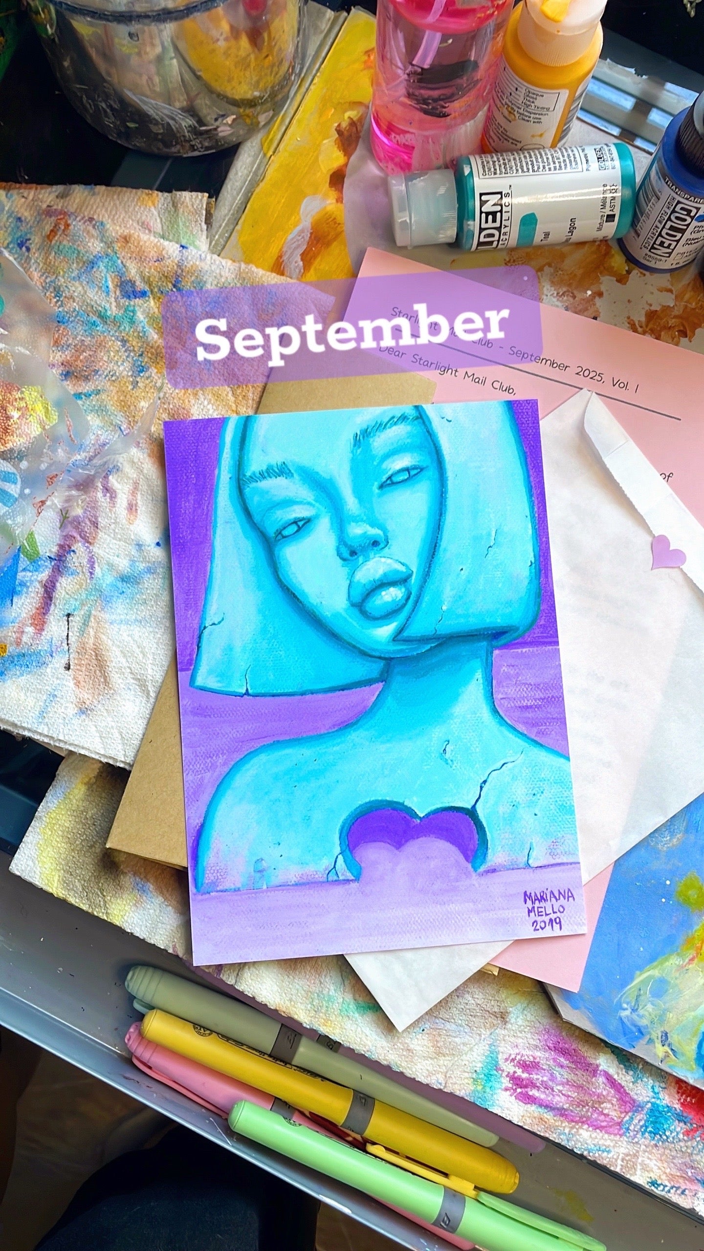 Catch-Up Starlight Mail Club Print