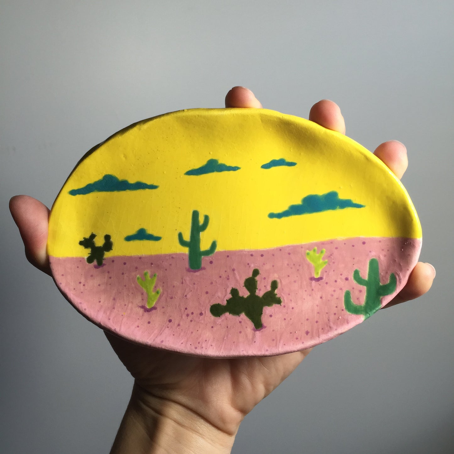 "Desert Dream" ceramic dish