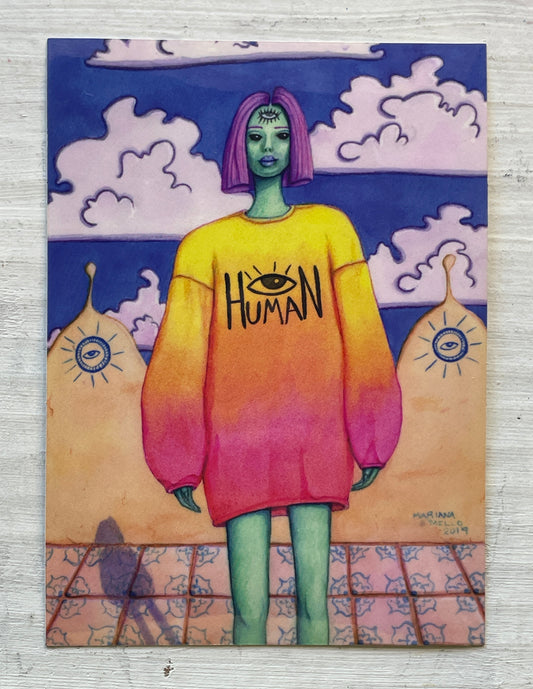 Vinyl Sticker "Visitor"
