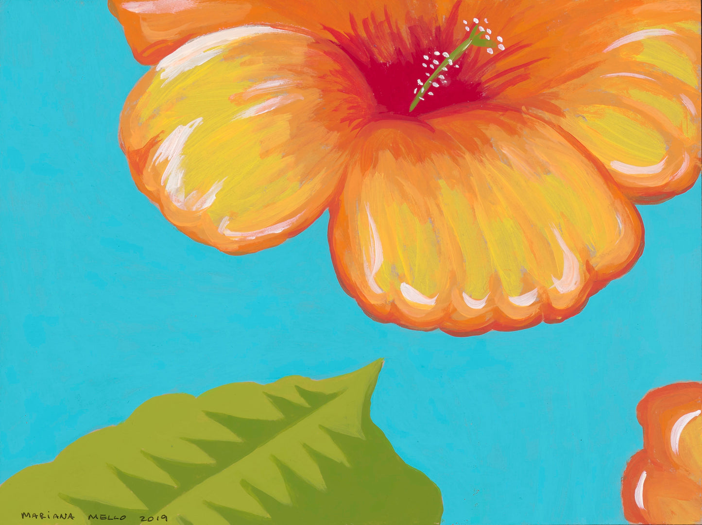 Flower Study Blue (2019)