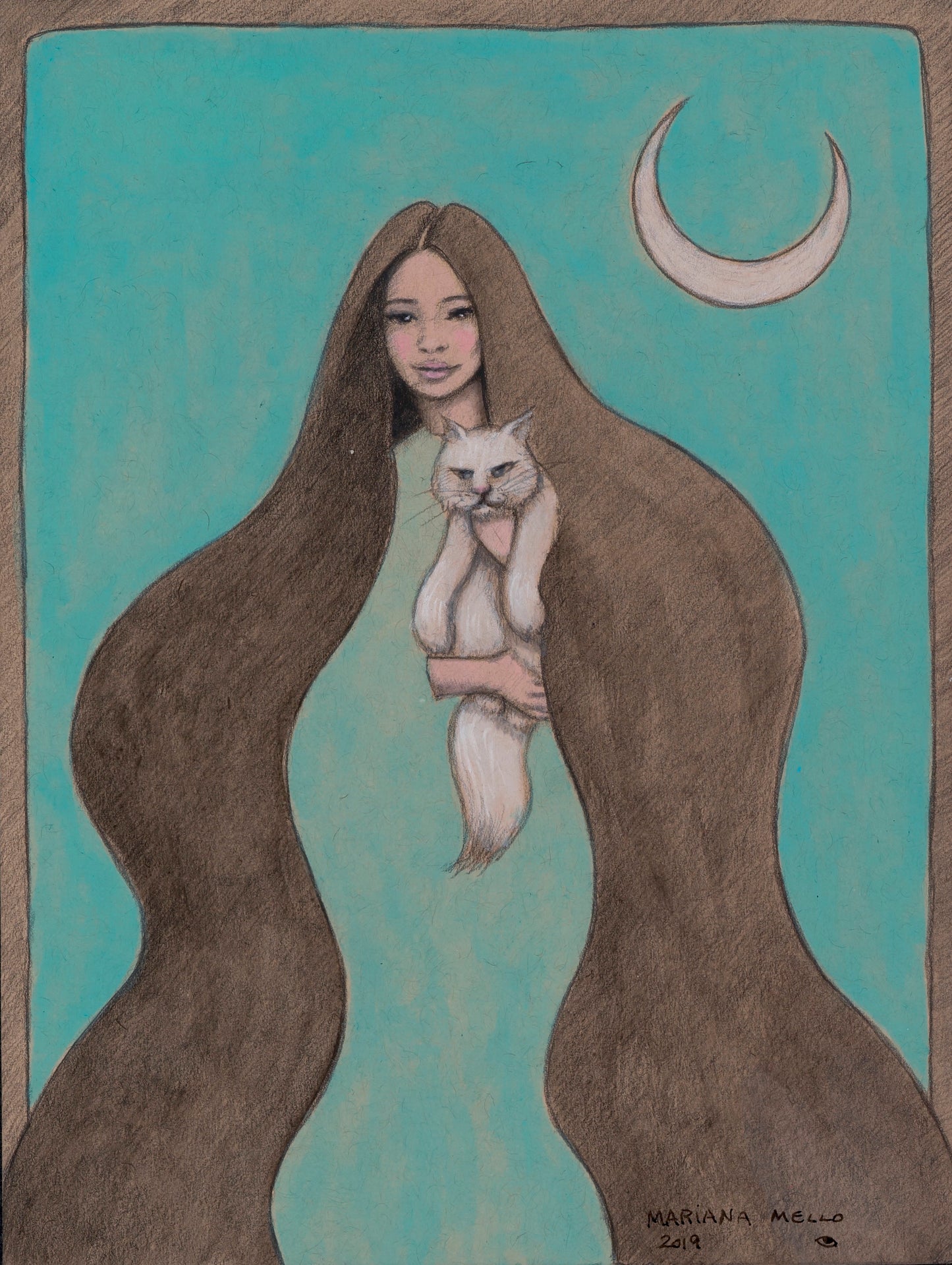 Girl and Grumpy Cat (2019)